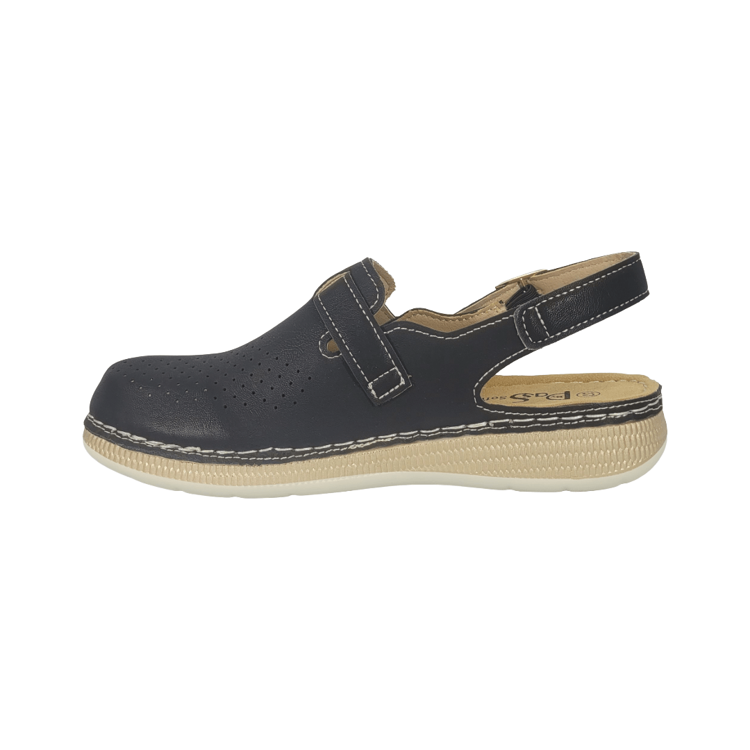 SANDALIAS BY PASS NEGRO MUJER Y0877 - 1A BY PASS 35 - CalzadosPaola