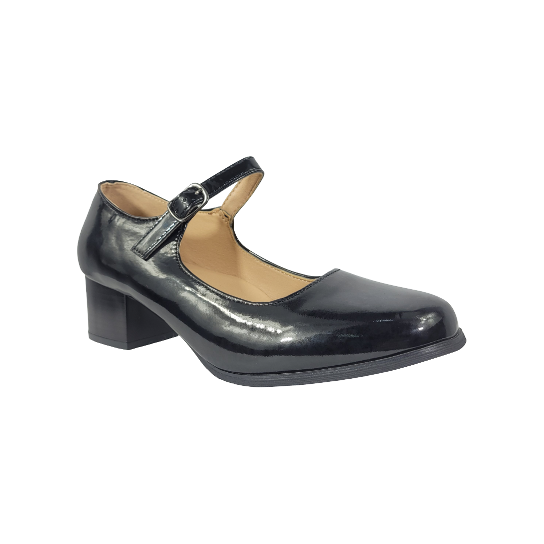 ZAPATOS DE CUECA ALJIM NEGRO CHAROL | RC25420