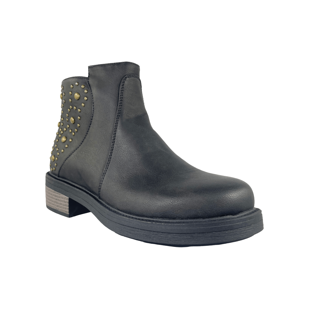 BOTINES POLICE NEGRO CASUAL MUJER MR - W1652 - R2661 POLICE 35 - CalzadosPaola