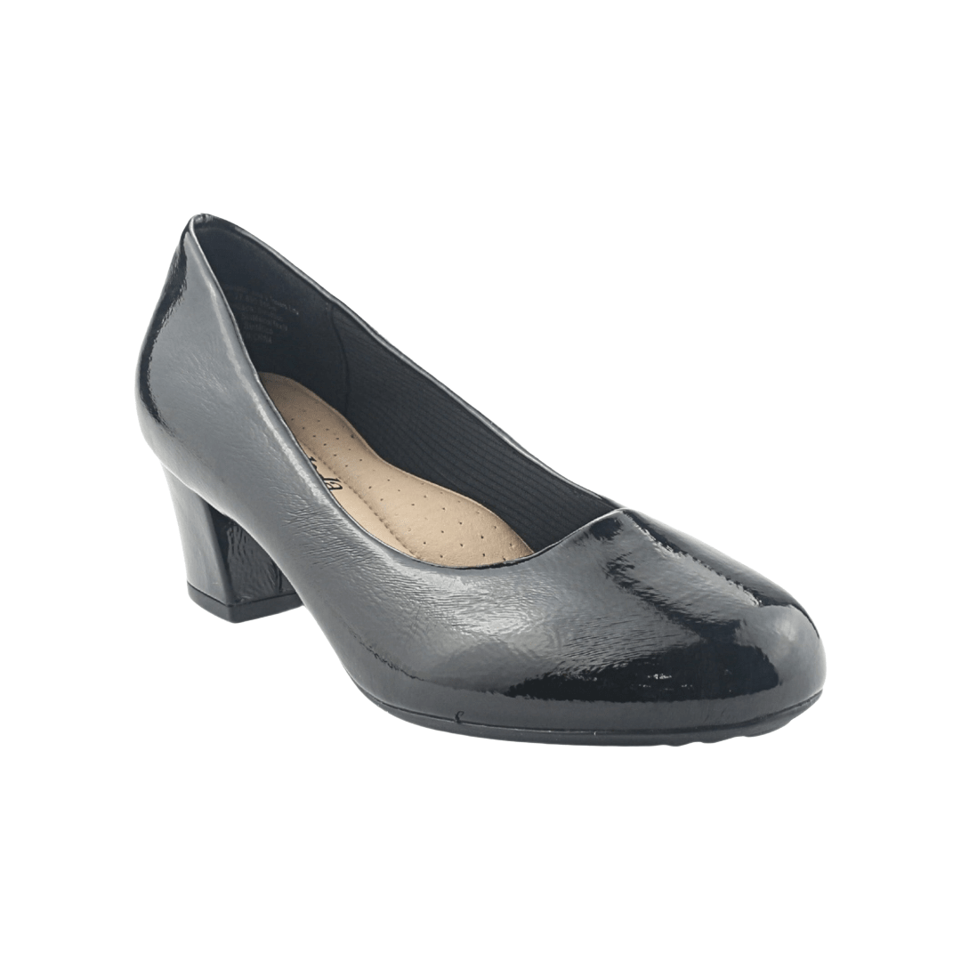 ZAPATOS FORMALES CHALADA NEGRO CHAROL MUJER 12 - FLEXI - 25 CHALADA 34 CL / 22.1 CM - CalzadosPaola