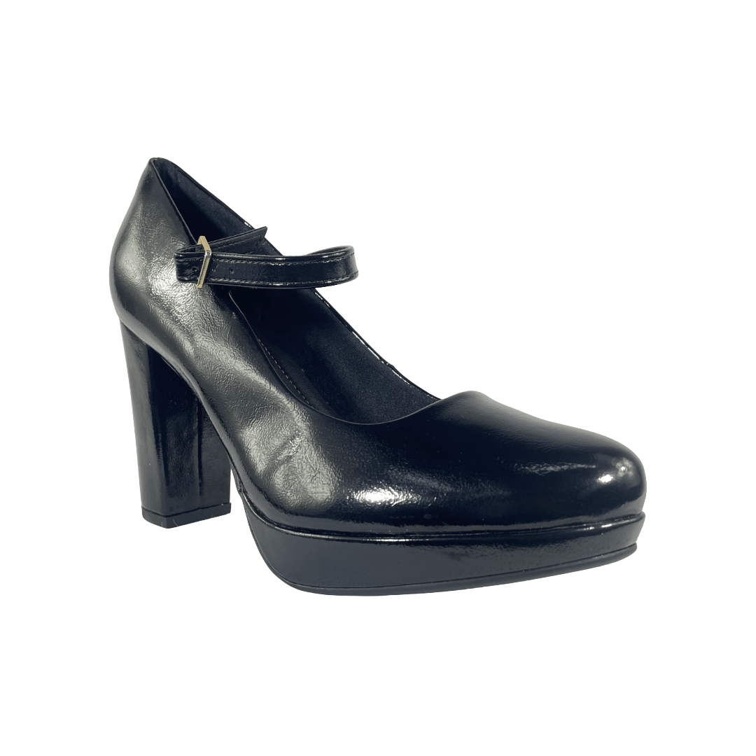 ZAPATOS FORMALES PICCADILLY NEGRO CHAROL MUJER VU6390T PICADELLY 34 - CalzadosPaola