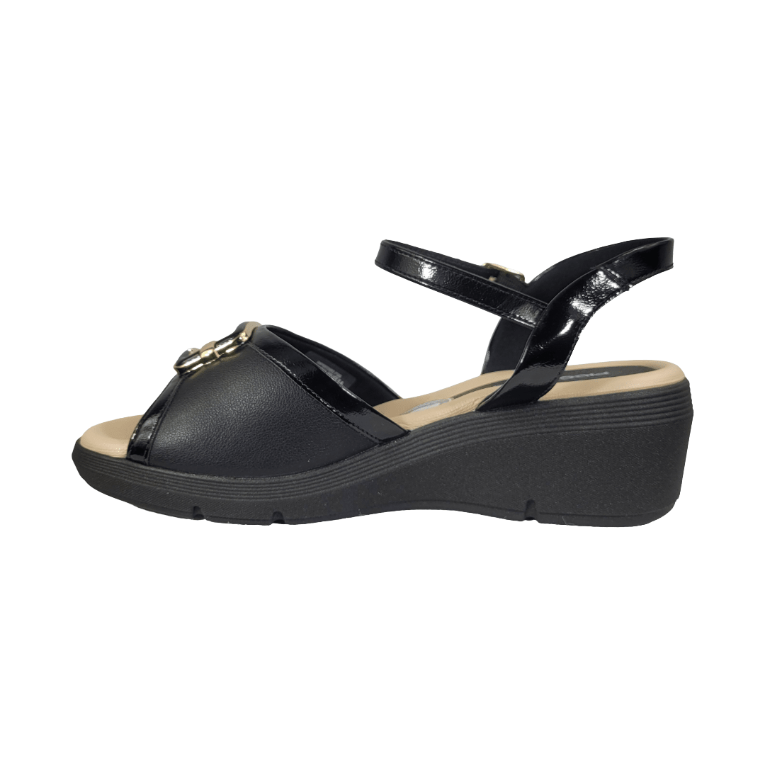 SANDALIAS PICCADILLY NEGRO CASUAL MUJER VU5370T PICADELLY 34 - CalzadosPaola