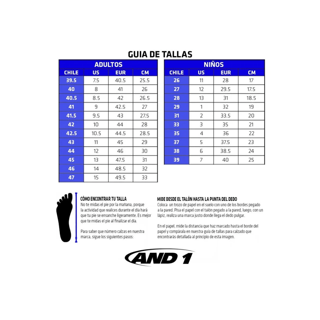ZAPATILLAS DE BASKETBALL AND 1 TAKE OFF INFANTIL | AD90104B - BOI AND 1 4,0 - CalzadosPaola
