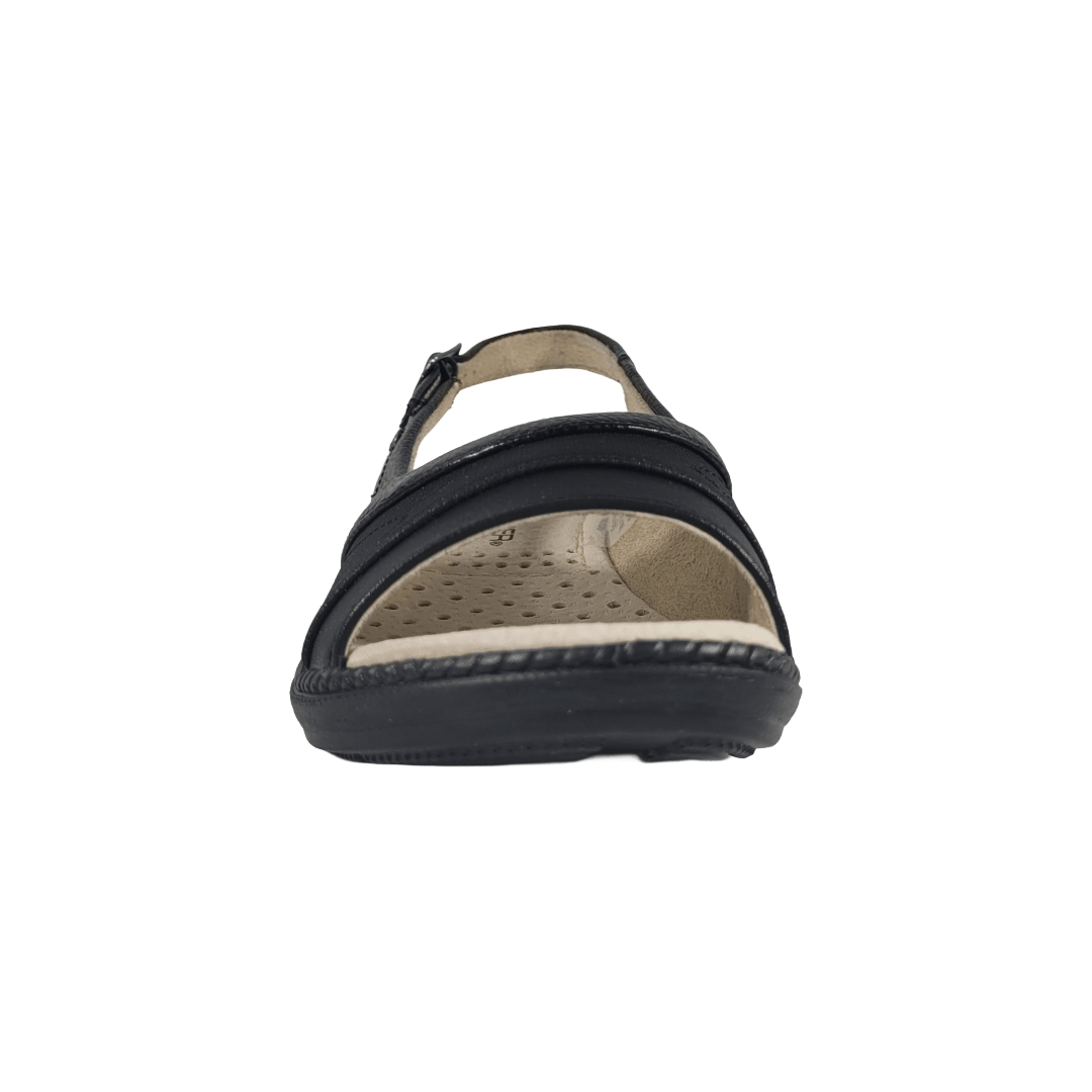 SANDALIAS PASSER NEGRO CASUAL MUJER | 018 - 02 PASSER 35 CL / 23.3 CM - CalzadosPaola