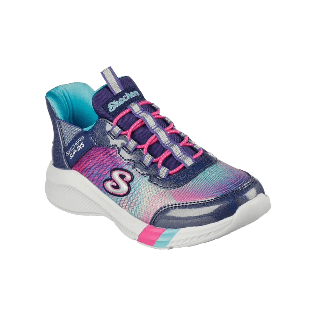ZAPATILLAS URBANAS SKECHERS COLORFUL PRISM INFANTIL 303514L - NVMT SKECHERS 26 CL / 10.5 US / 16.5 CM - CalzadosPaola