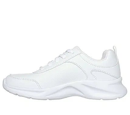 ZAPATILLAS ESCOLARES BLANCAS JUVENIL SKECHERS DYNAMATIC | 302630L - WHT SKECHERS 34 - CalzadosPaola