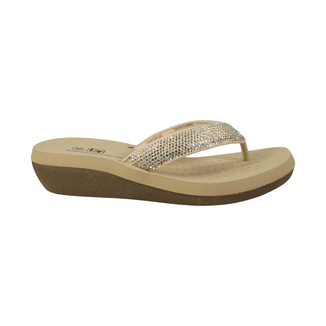 SANDALIAS BONNY FRANCO DORADO MUJER | 384 - 0972 BONNY FRANCO 35 CL / 23.3 CM - CalzadosPaola