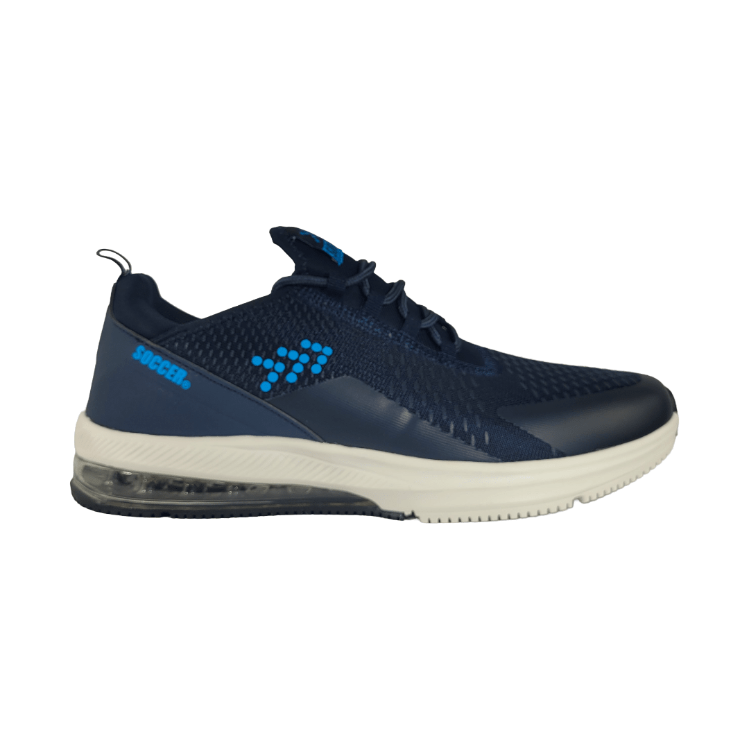 ZAPATILLAS URBANAS SOCCER AZUL MARINO HOMBRE | SJ - 3 SOCCER 39 CL / 25 CM - CalzadosPaola
