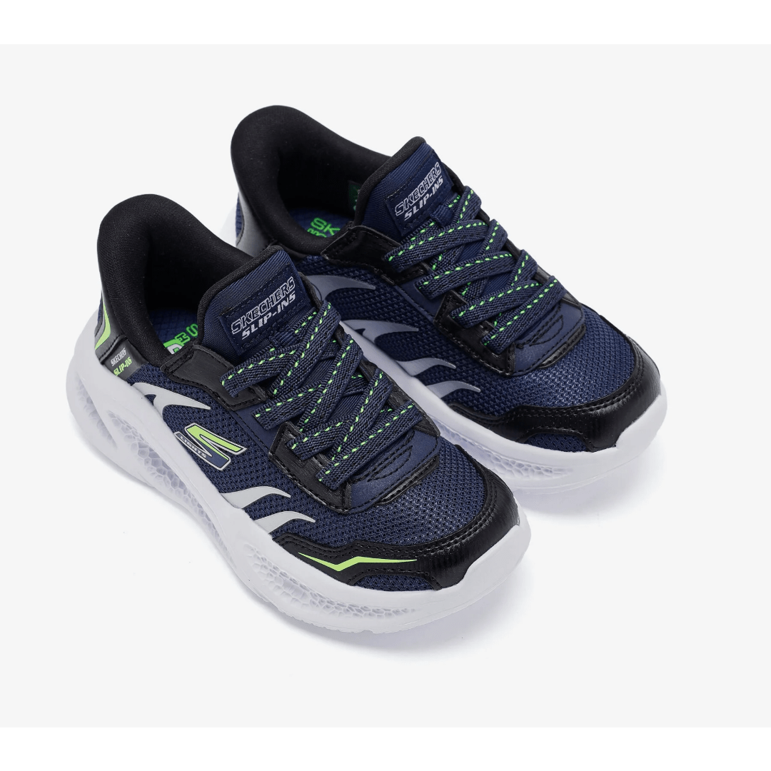 ZAPATILLAS URBANAS SKECHERS METEORS LIGHTS INFANTIL | 403848L - NVBK SKECHERS 26 - CalzadosPaola