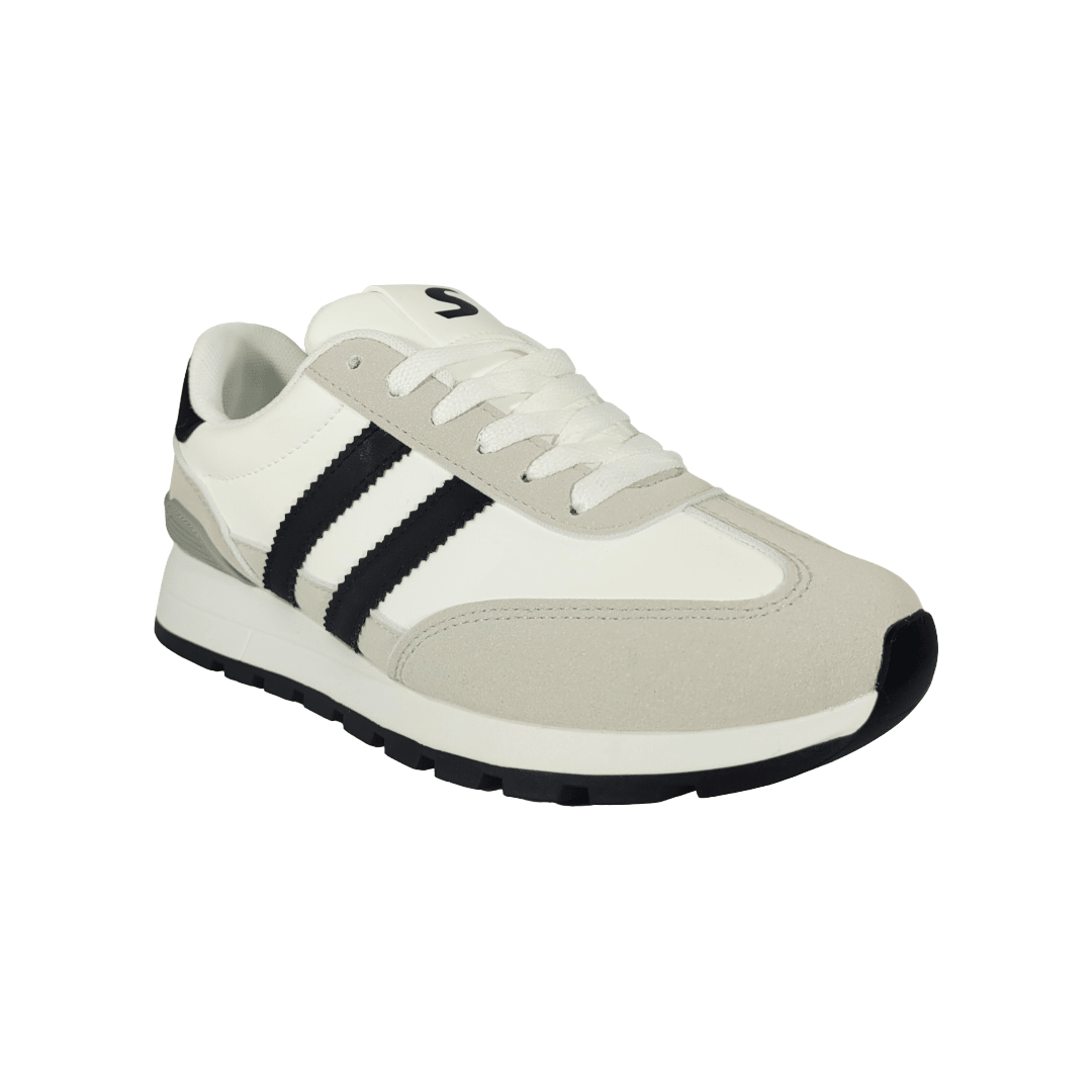ZAPATILLAS URBANAS SKATER BLANCO/NEGRO MUJER | 769 - 0231 SKATER 35 CL / 23.3 CM - CalzadosPaola