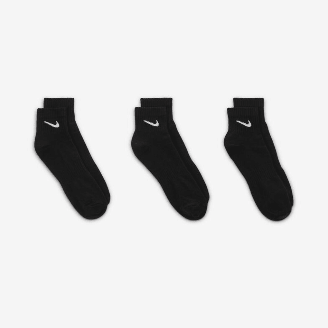 CALCETINES NIKE EVERYDAY LIGHTWEIGHT CORTAS 3PACKS | SX7677 - 010 NIKE L - CalzadosPaola