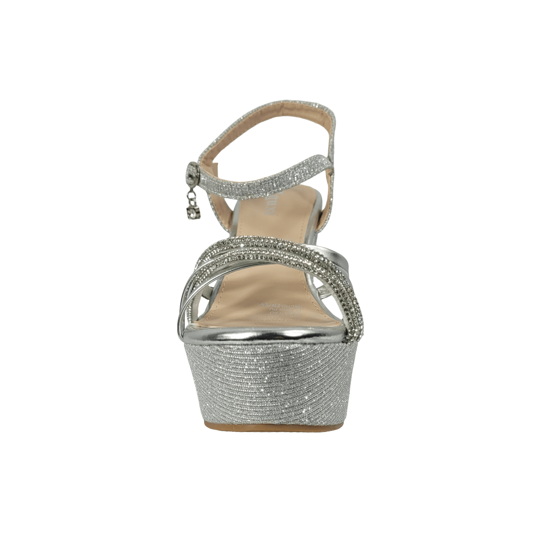 SANDALIAS DE FIESTA AGUXI PLATEADO MUJER | 2123 AGUXI 35 CL / 22.5 CM - CalzadosPaola
