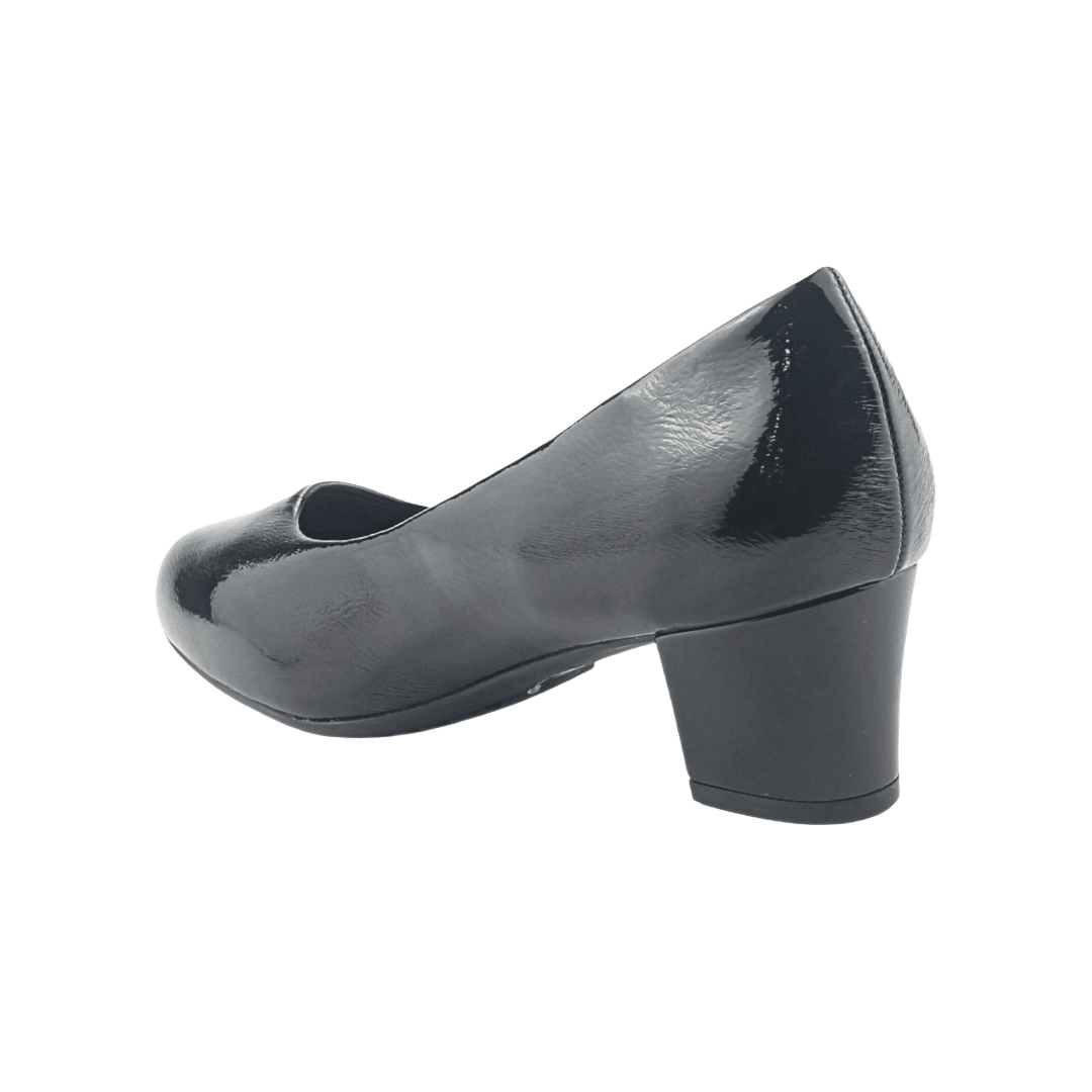 ZAPATOS FORMALES CHALADA NEGRO CHAROL MUJER 12 - FLEXI - 25 CHALADA 34 CL / 22.1 CM - CalzadosPaola