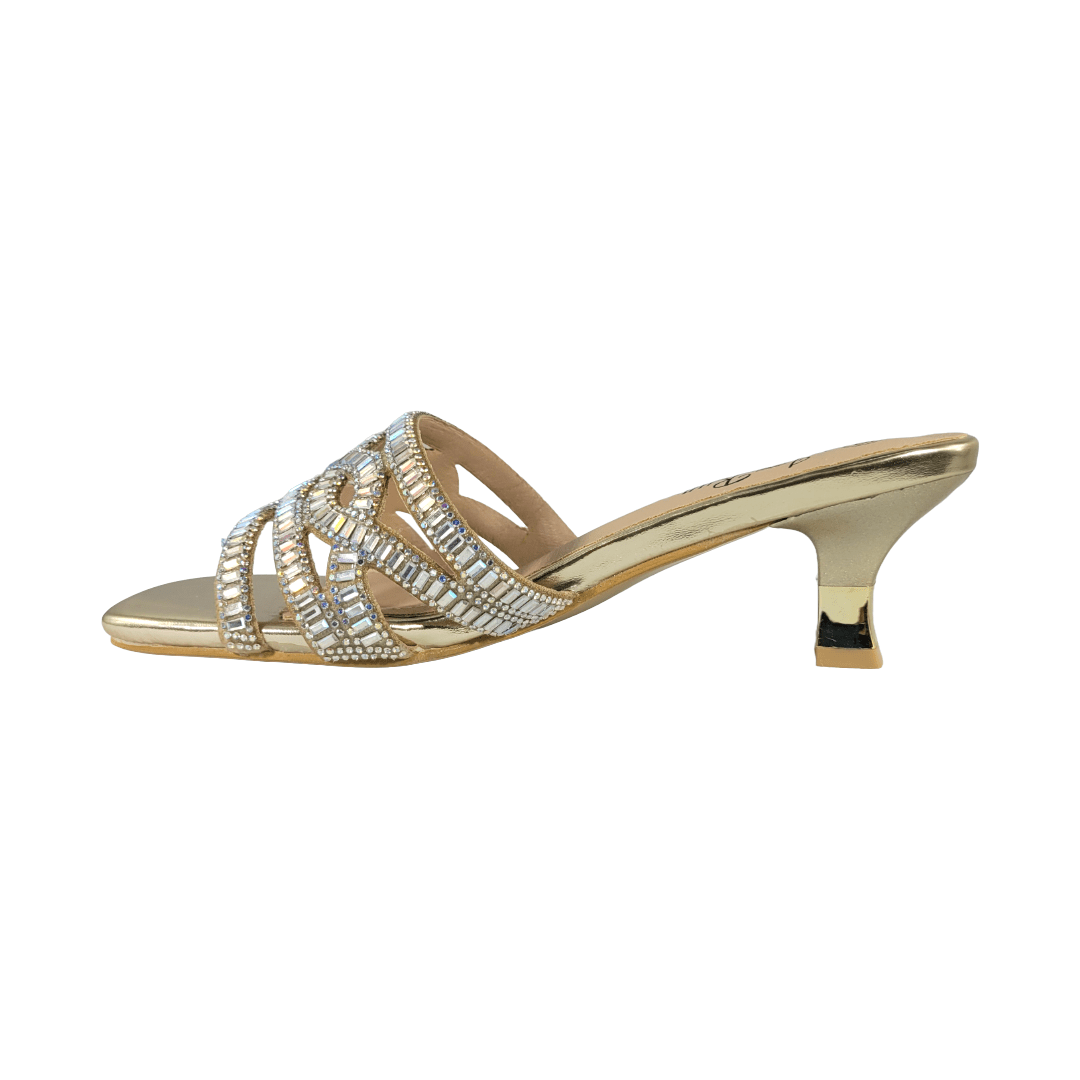 SANDALIAS DE FIESTA J - RUN DORADO MUJER | G679F3 J - RUN 35 - CalzadosPaola