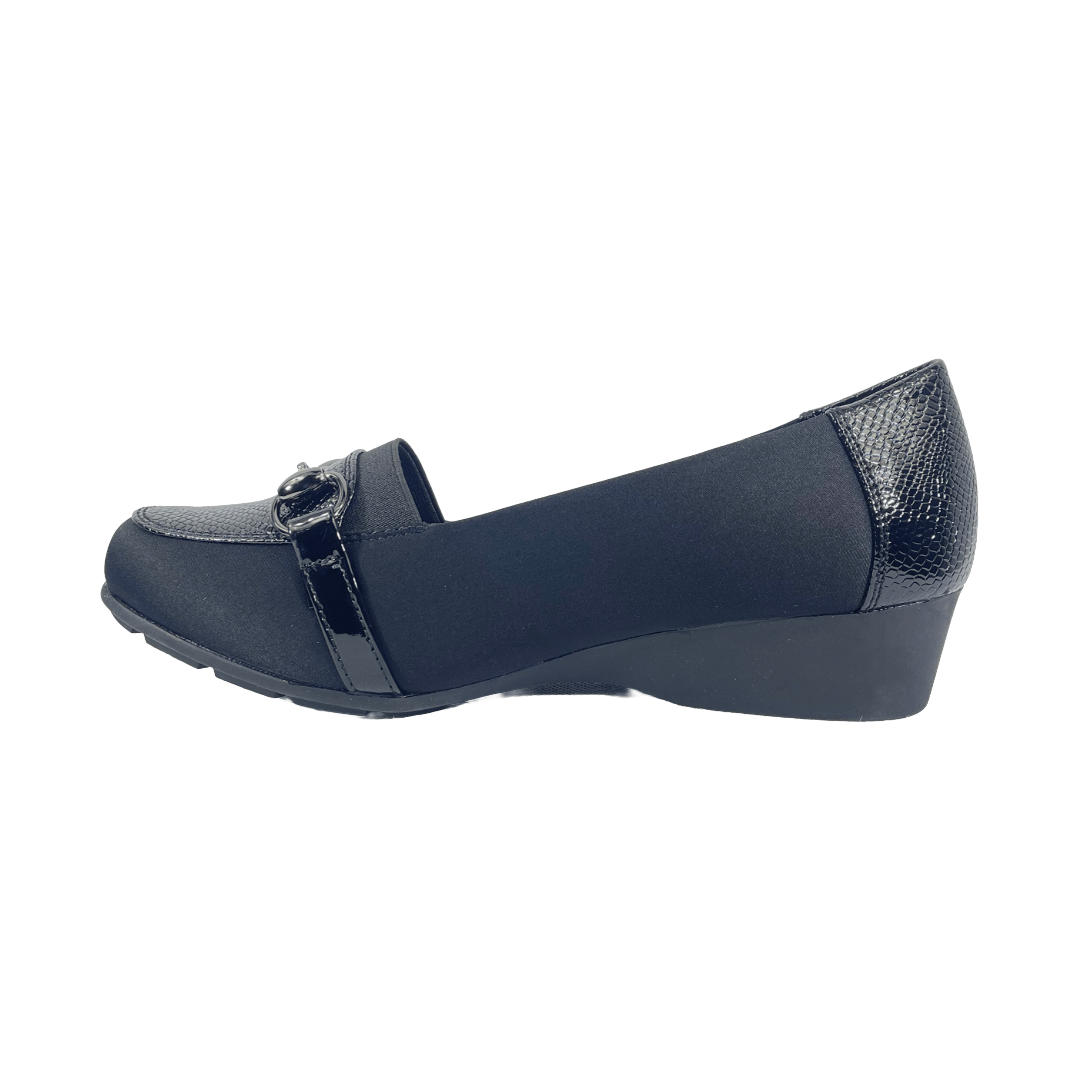 MOCASINES ALQUIMIA NEGRO MUJER | 3410 - 02 ALQUIMIA 35 - CalzadosPaola