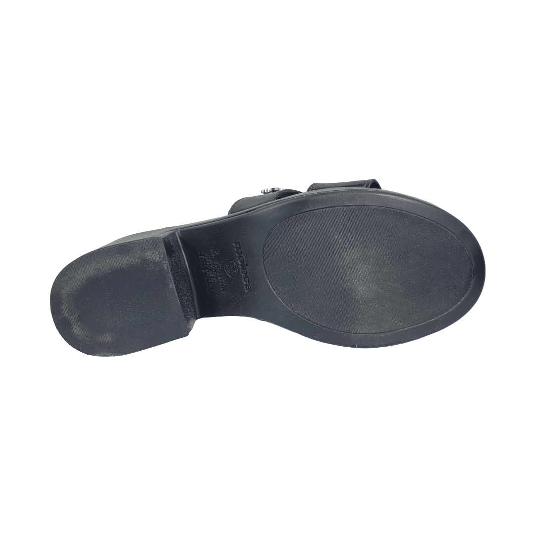 SANDALIAS MOLECA NEGRO MUJER | 5549.105.9569 - 15745 MOLECA 35 - CalzadosPaola
