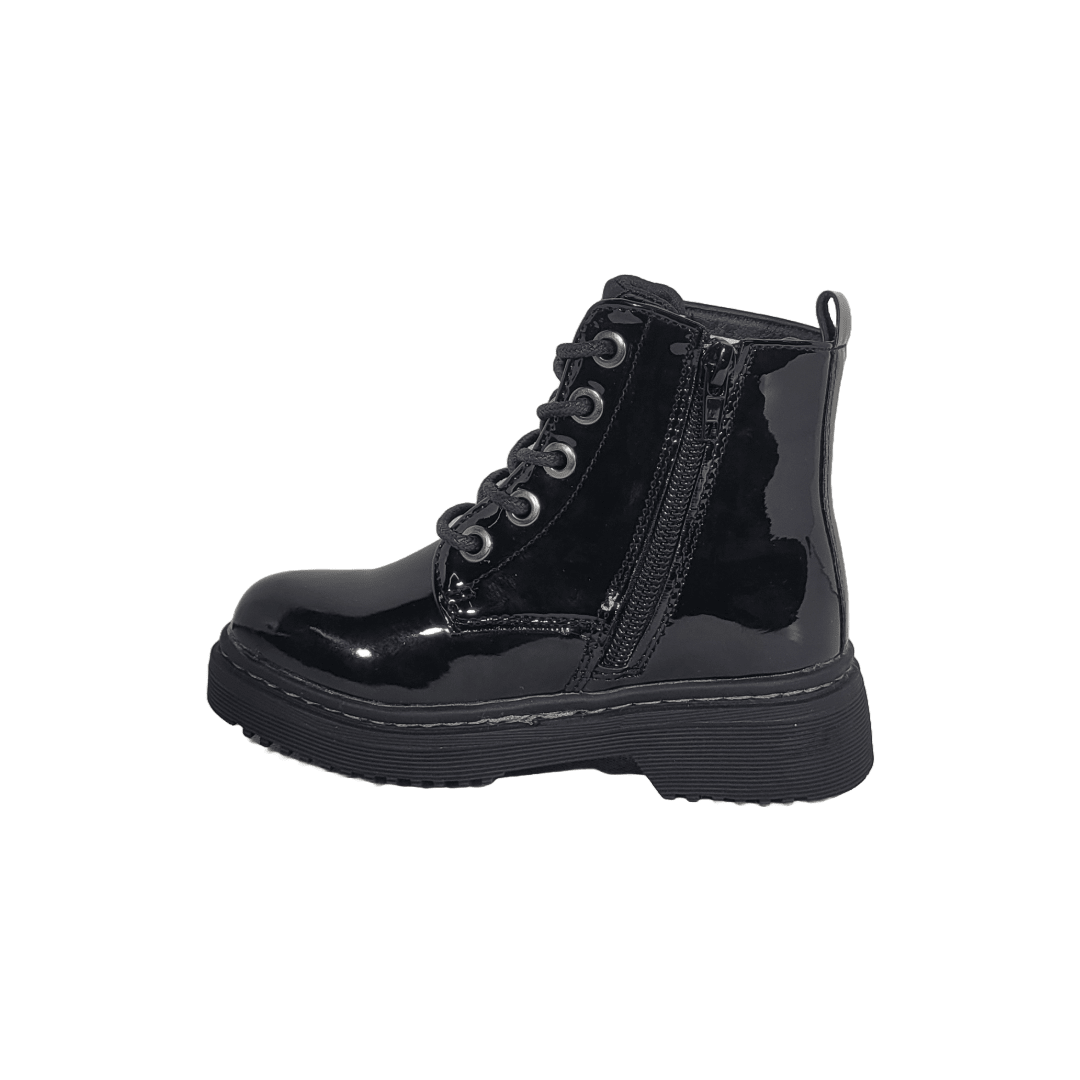 BOTINES BUBBLE GUMMERS NEGRO CHAROL 301 - 6866 BUBBLE GUMMERS 33 - CalzadosPaola