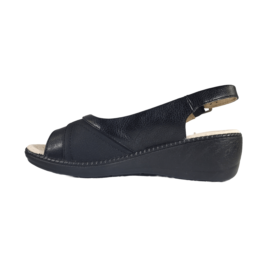 SANDALIAS PASSER NEGRO CASUAL MUJER | 018 - 02 PASSER 35 CL / 23.3 CM - CalzadosPaola