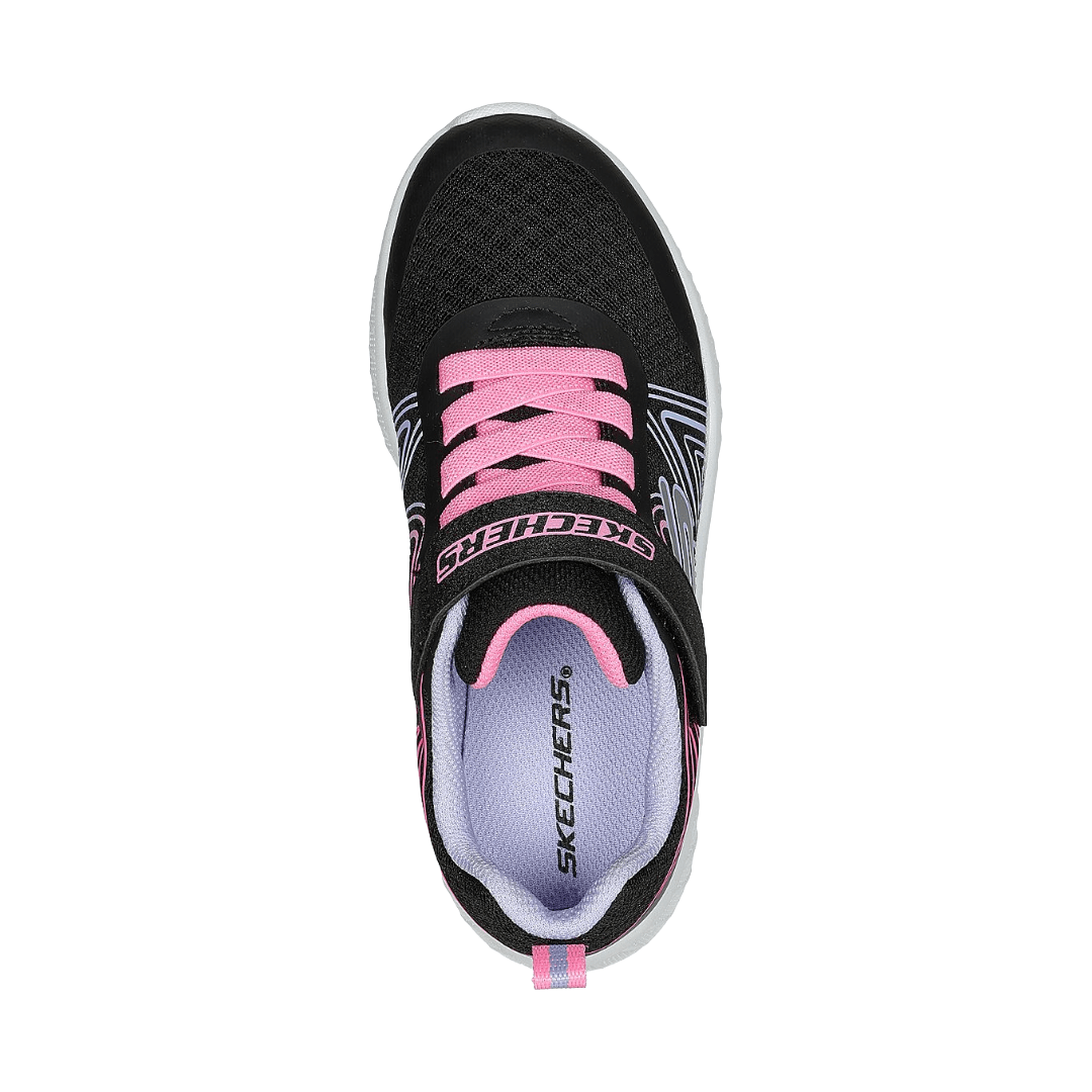 ZAPATILLAS URBANAS SKECHERS MICROSPEC PLUS SWIRL SWEET INFANTIL | 303535L - BKMT SKECHERS 26 CL / 10.5C US / 16.5 CM - CalzadosPaola