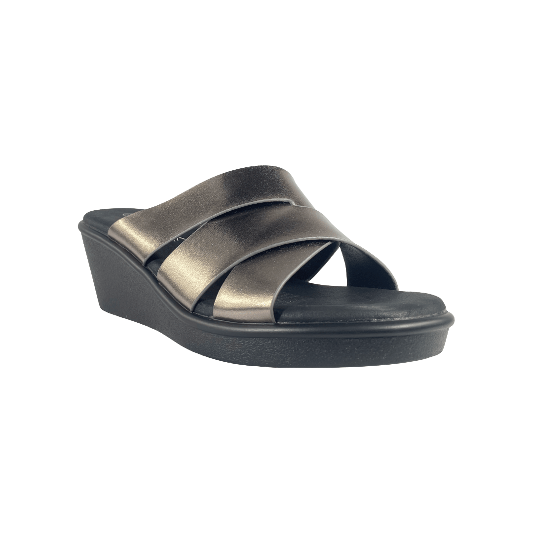 SANDALIAS NEW WALK PLATA MUJER HT3T8434 - 11A NEW WALK 35 - CalzadosPaola