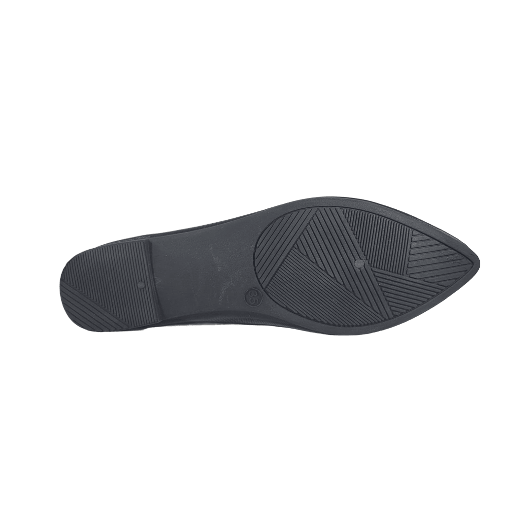 ZAPATOS CASUALES HUALUNAOTE NEGRO CHAROL MUJER X601 HUALUNAOTE 34 - CalzadosPaola