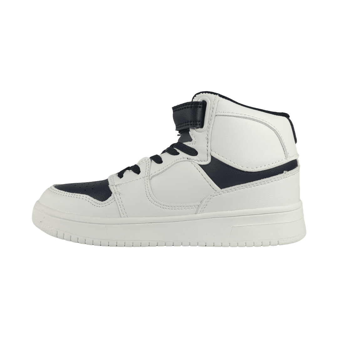 ZAPATILLAS URBANAS SKATER BLANCO/NEGRO INFANTIL | 800 - 0001 SKATER 27 CL / 18 CM - CalzadosPaola