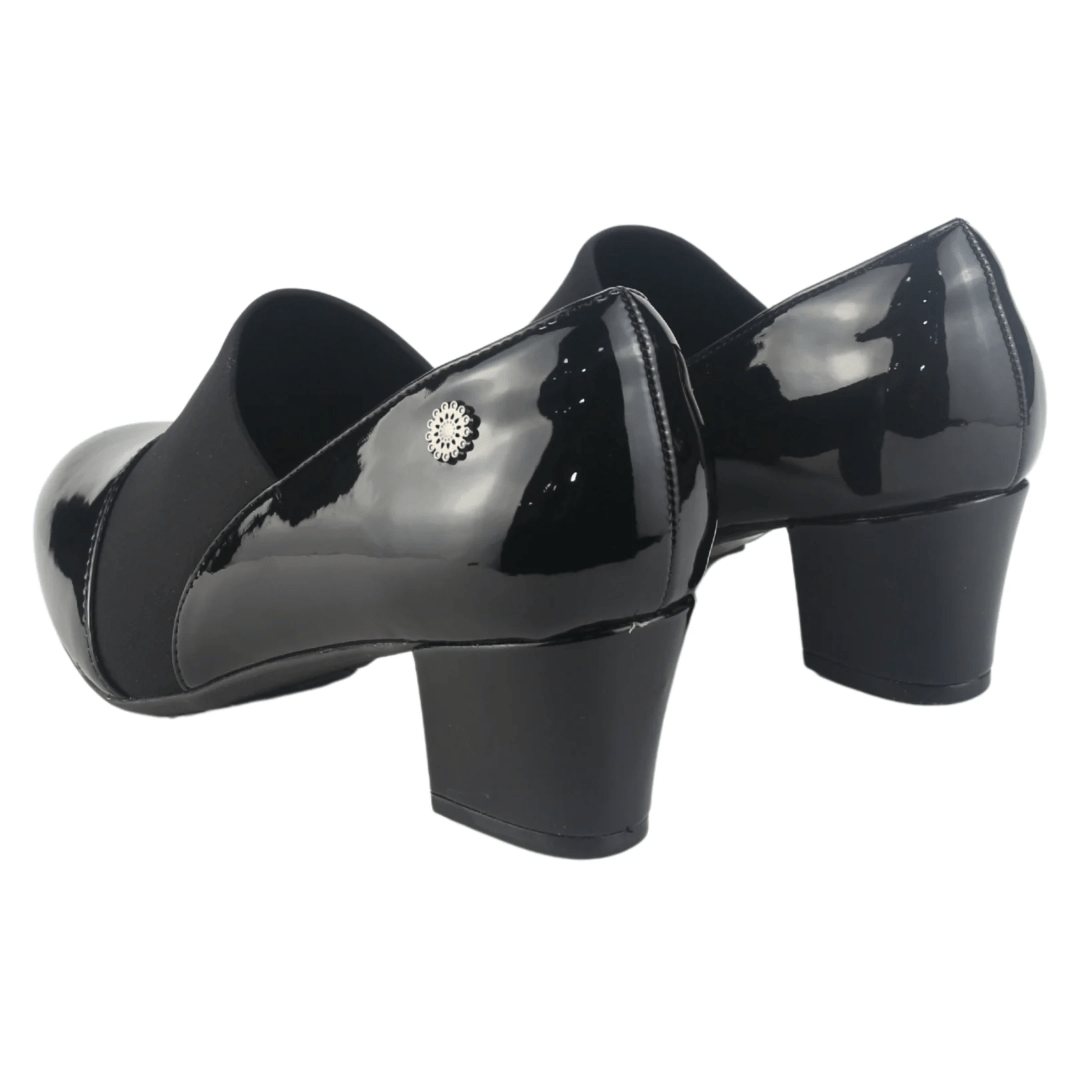 ZAPATO CHALADA NEGRO CASUAL 12 - FLEXI - 43 CHALADA 35 - CalzadosPaola