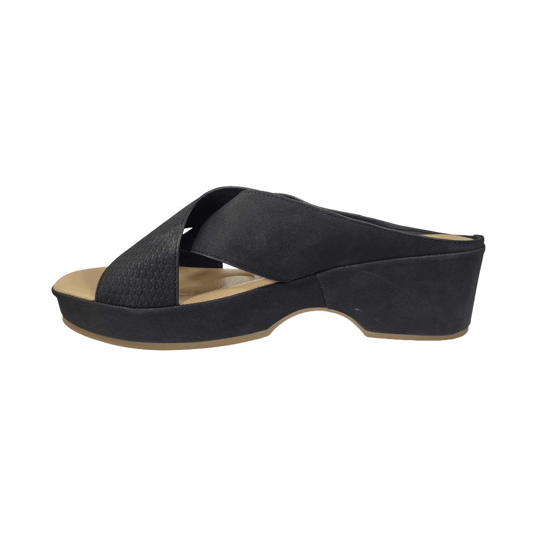 SANDALIAS STYLO NEGRO CASUAL MUJER | ST2573 STYLO 36 CL / 23.5 CM - CalzadosPaola