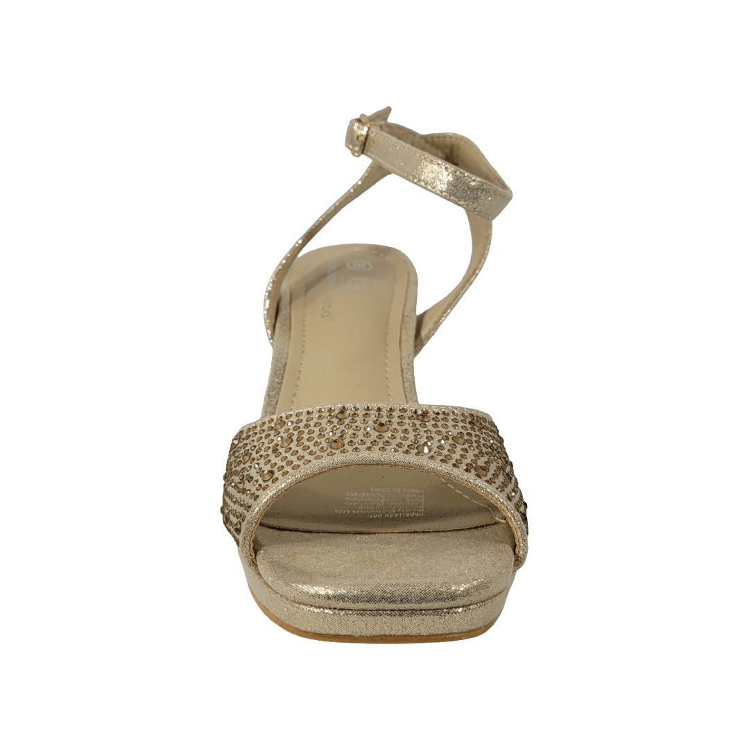 SANDALIAS DE FIESTA BONNY FRANCO DORADO MUJER | 384 - 0891 BONNY FRANCO 35 CL / 23.3 CM - CalzadosPaola