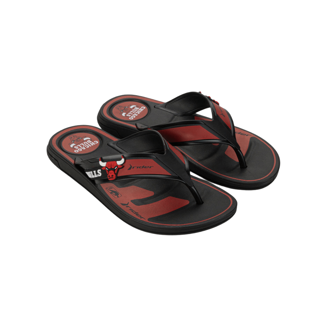 SANDALIAS RIDER NBA BULLS NEGRO HOMBRE GR - NBA - 12245 CARTAGO 40 - CalzadosPaola