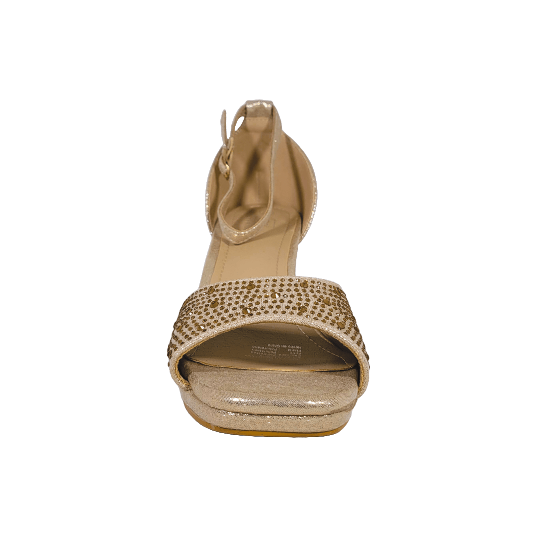 SANDALIAS DE FIESTA BONNY FRANCO GOLD | 384 - 0896 BONNY FRANCO 40 - CalzadosPaola