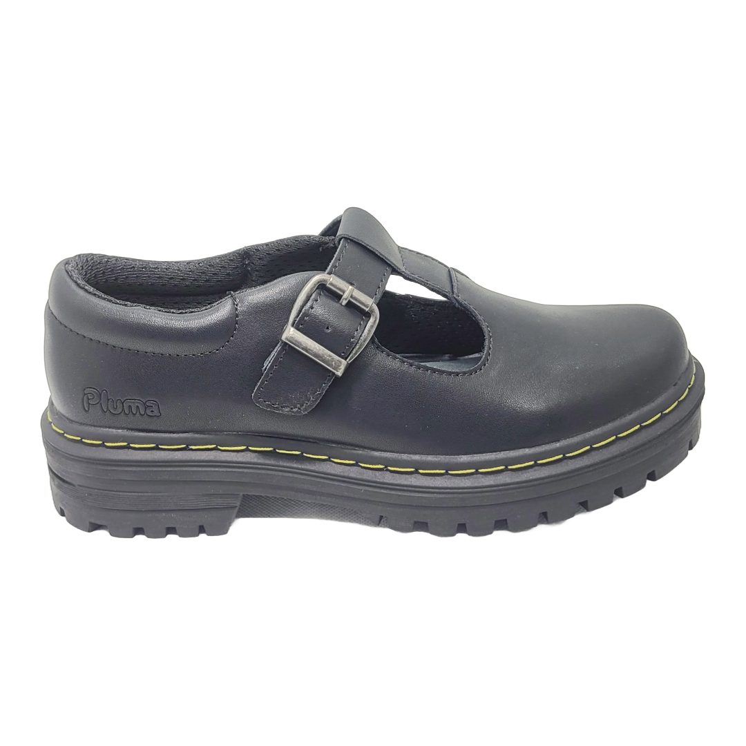 ZAPATOS ESCOLARES PLUMA NIÑAS (NEGRO) | EW582A60001 PLUMA 40 - CalzadosPaola