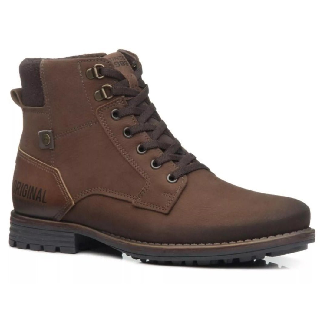 BOTINES PEGADA DE CUERO CAFÉ | 180747 - 05 PEGADA 44 - CalzadosPaola