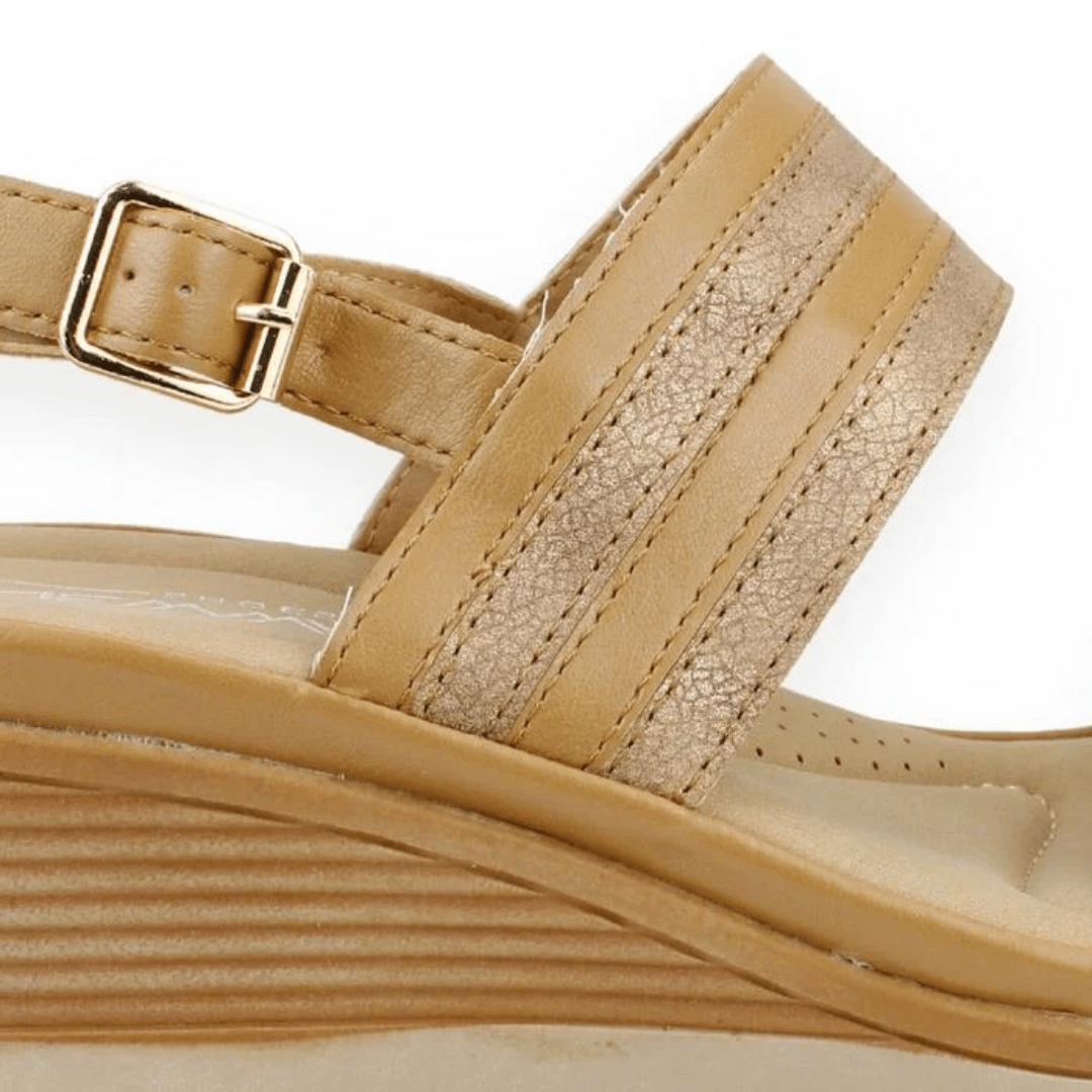 SANDALIAS NEW WALK CAMEL MUJER A2152 - 303 - CA NEW WALK 35 - CalzadosPaola