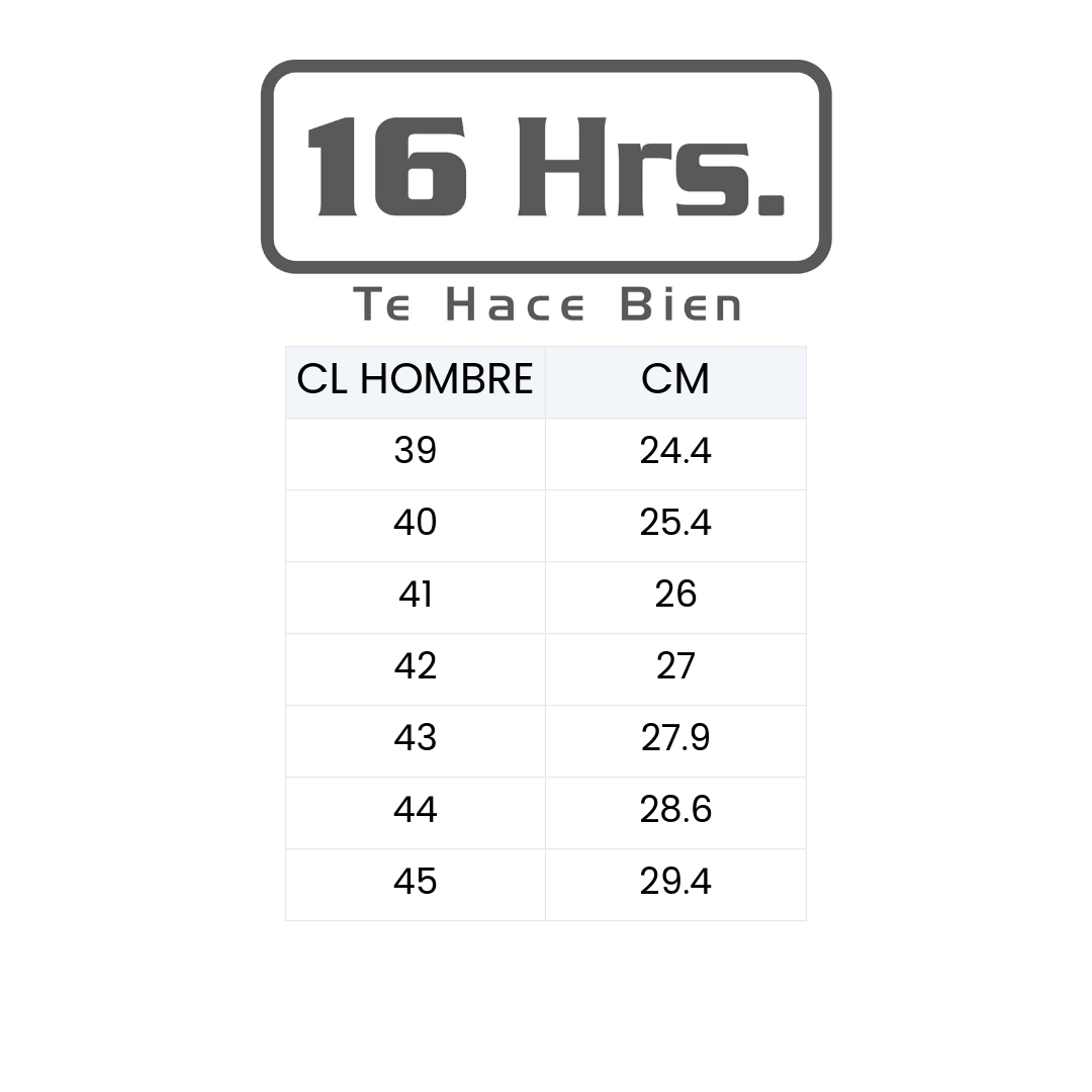 ZAPATOS FORMALES 16HORAS NEGRO HOMBRE | 16H0052 16HORAS 39 CL / 24.4 CM - CalzadosPaola