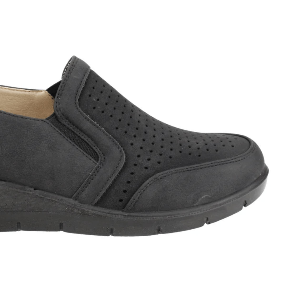 ZAPATOS CASUALES NEW WALK NEGRO MUJER C25F21012 - 90 NEW WALK 36 - CalzadosPaola