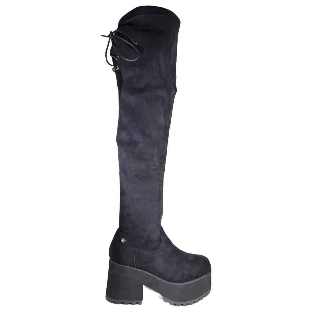 BOTAS BOTELI GAMUZA NEGRO | R71 BOTELI 40 - CalzadosPaola