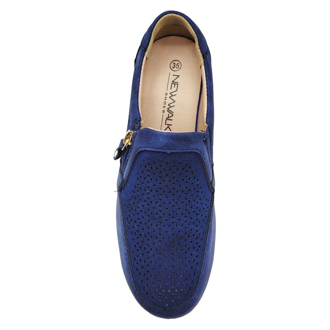 ZAPATOS CASUALES NEW WALK AZUL/BLANCO | C25F2011 - 70 NEW WALK 40 - CalzadosPaola