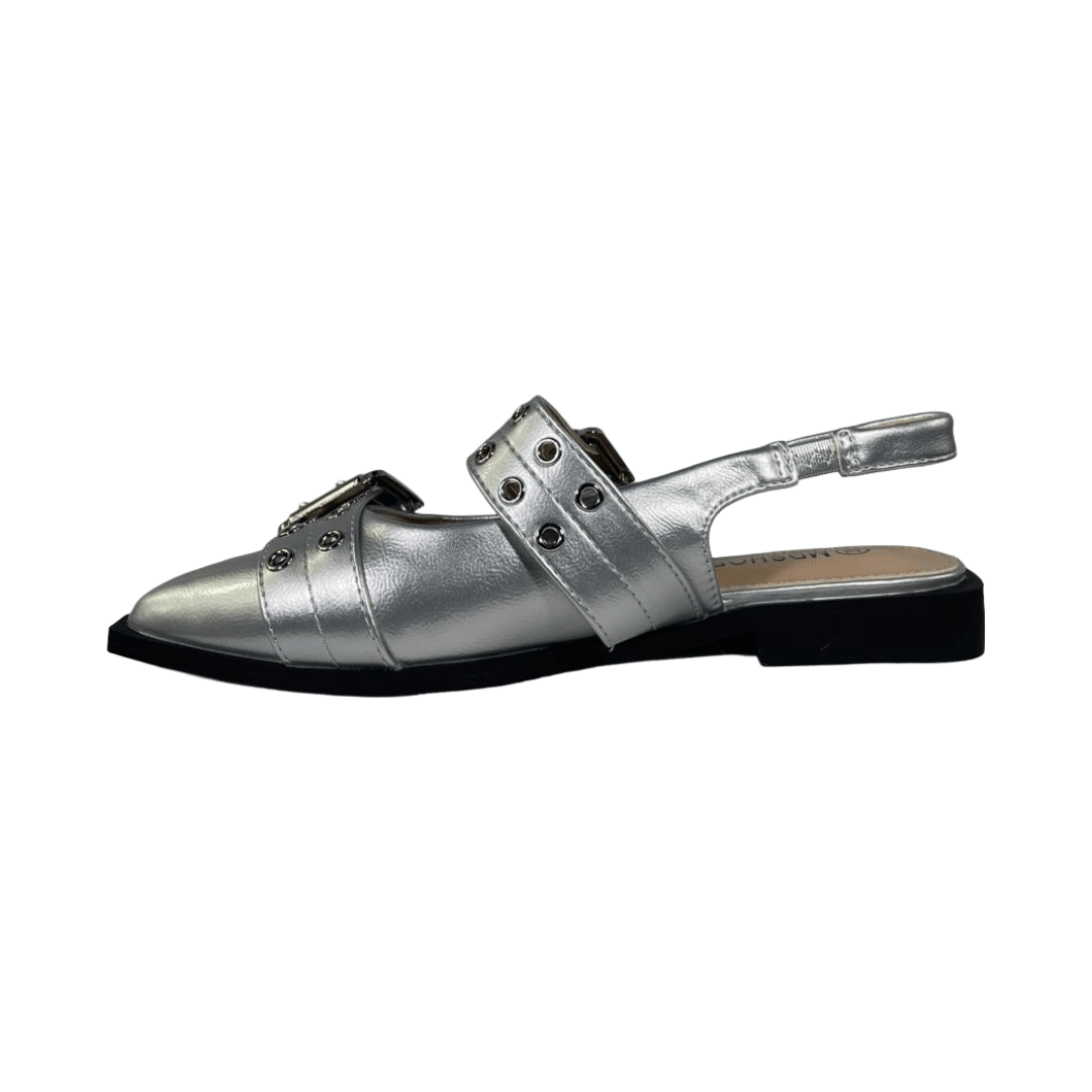 ZAPATOS TIPO PUNTILLA MD PLATEADO MUJER 5K02 - 16 MD 35 - CalzadosPaola