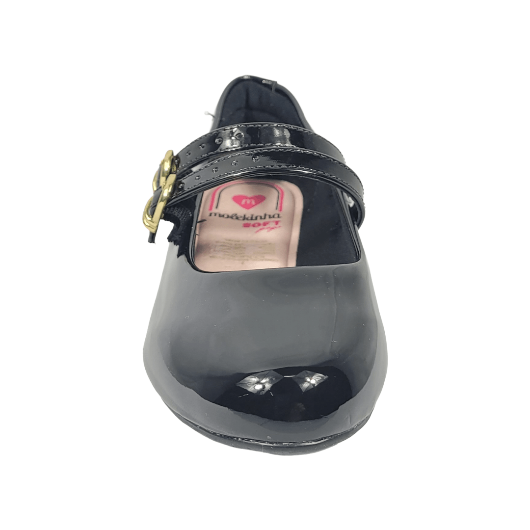 BALLERINAS MOLEKINHA NEGRO CHAROL INFANTIL 2528.123.13488 - 15745 MOLEKINHA 28 - CalzadosPaola