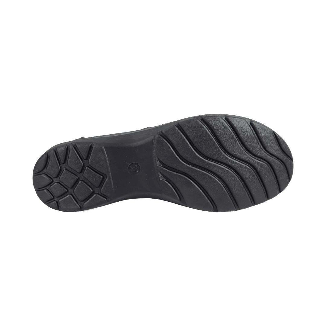 MOCASINES BY PASS NEGRO CASUAL MUJER I26 - Y15 - 1 BY PASS 35 - CalzadosPaola