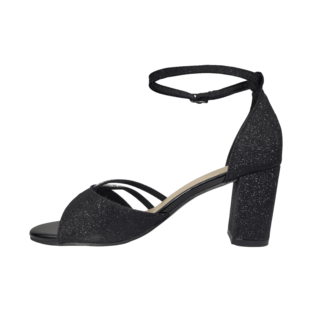 SANDALIAS DE FIESTA BONNY FRANCO NEGRO MUJER | 301 - 0022 BONNY FRANCO 35 CL / 23.3 CM - CalzadosPaola