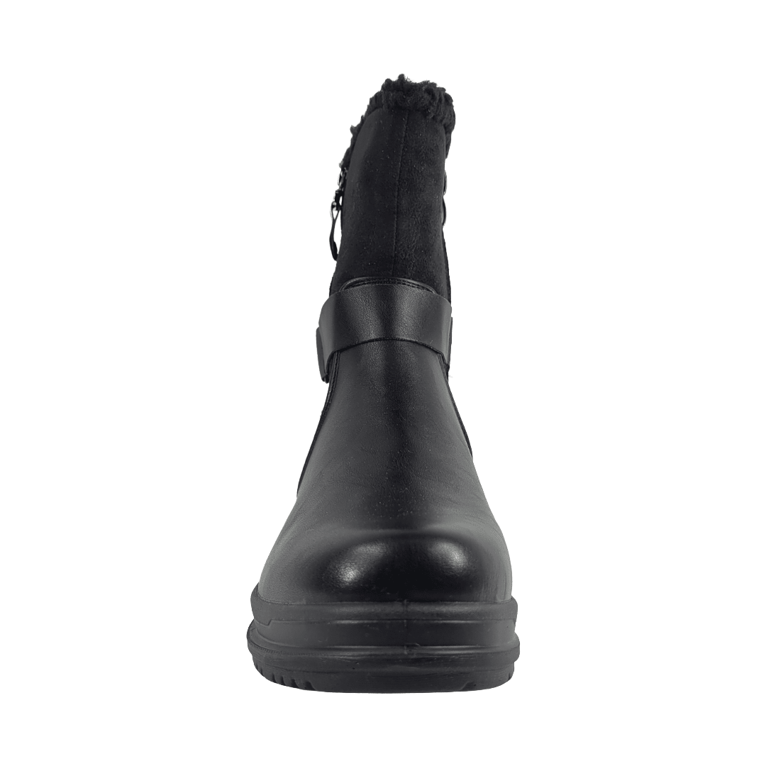BOTINES BY PASS NEGRO CASUAL MUJER I26 - YLM01 - 1 BY PASS 35 - CalzadosPaola