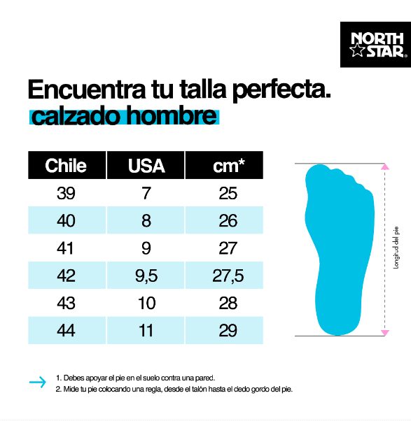 ZAPATILLAS URBANAS NORTH STAR HOMBRE | 801 - 1275 NORTH STAR 44 - CalzadosPaola