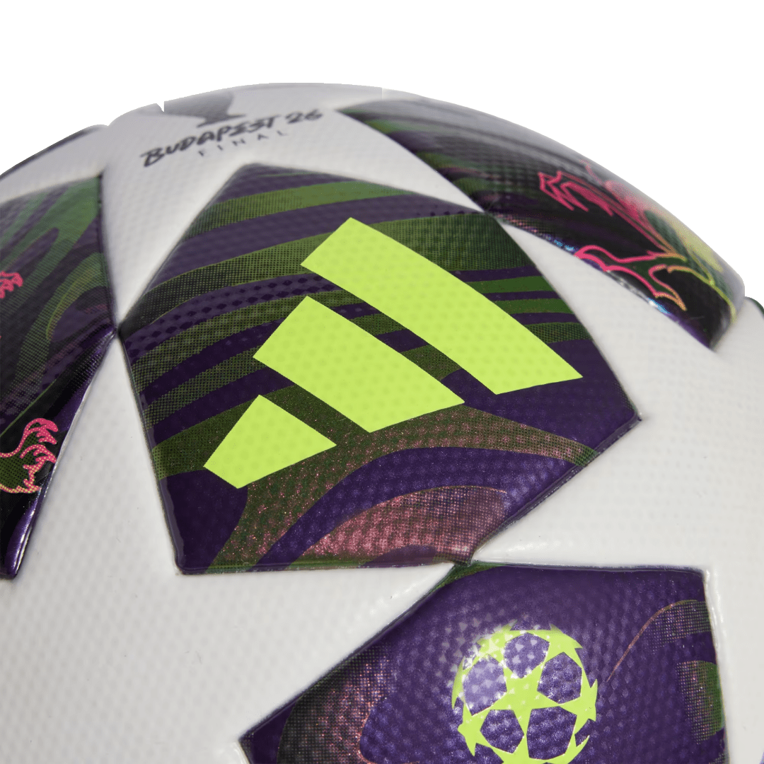 BALÓN DE FUTBOL ADIDAS UEFA CHAMPIONS BUDAPEST 2026 FINAL JX9101 ADIDAS 5,0 - CalzadosPaola