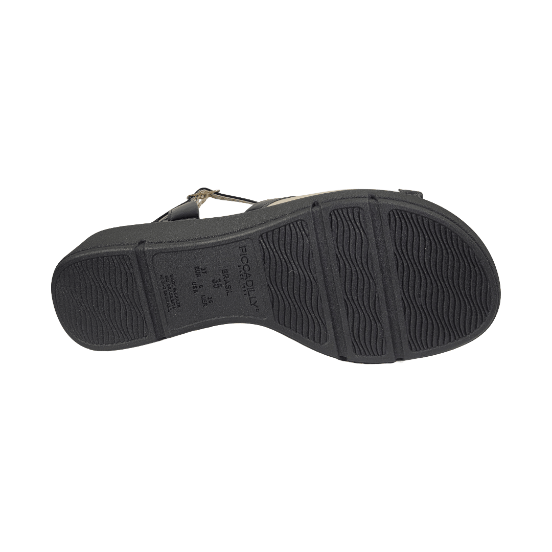 SANDALIAS PICCADILLY NEGRO CASUAL MUJER VU5367T PICADELLY 34 - CalzadosPaola