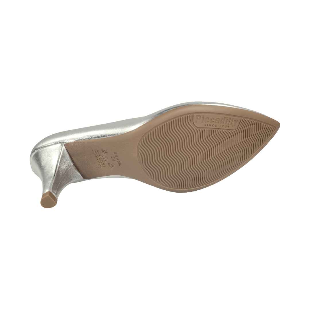 ZAPATOS FORMALES PICCADILLY PLATA MUJER PI - 74503500000944 PICADELLY 35 CL / 22.9 CM - CalzadosPaola