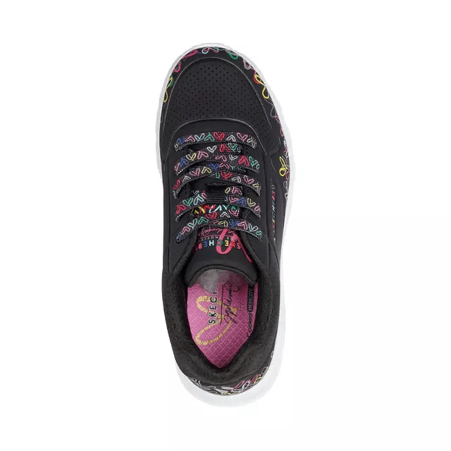 ZAPATILLAS URBANAS SKECHERS UNO LITE INFANTIL 314089L - BKMT SKECHERS 34 - CalzadosPaola