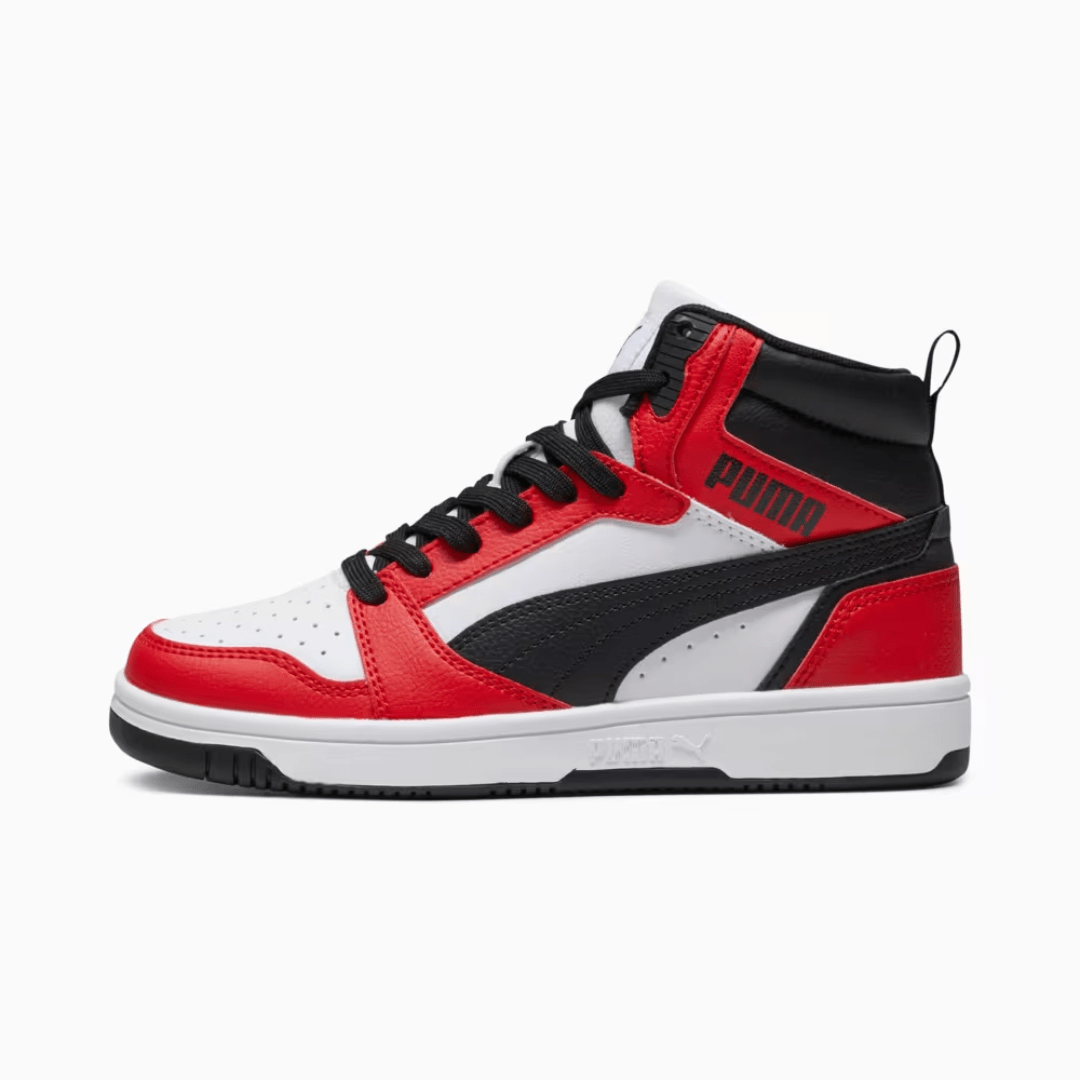 ZAPATILLAS URBANAS PUMA REBOUND V6 MID JUVENIL | 393831 03 PUMA 3,0 - CalzadosPaola