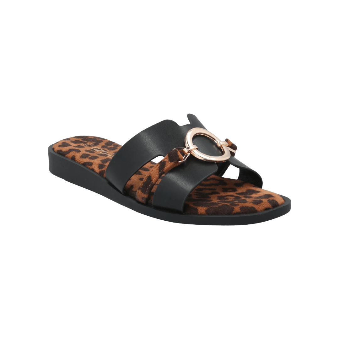 SANDALIAS AZALEIA ANALISSA NEGRO CASUAL MUJER AZ29301141 - GNC AZALEIA 35 - CalzadosPaola